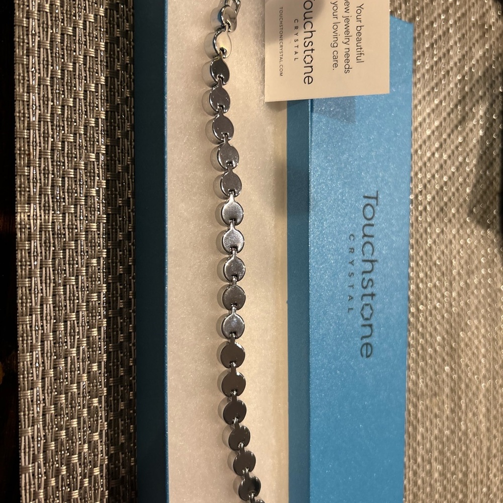 Touchstone Swarovski Iris Ice Tennis Bracelet. New, original packaging. - Picture 3 of 8